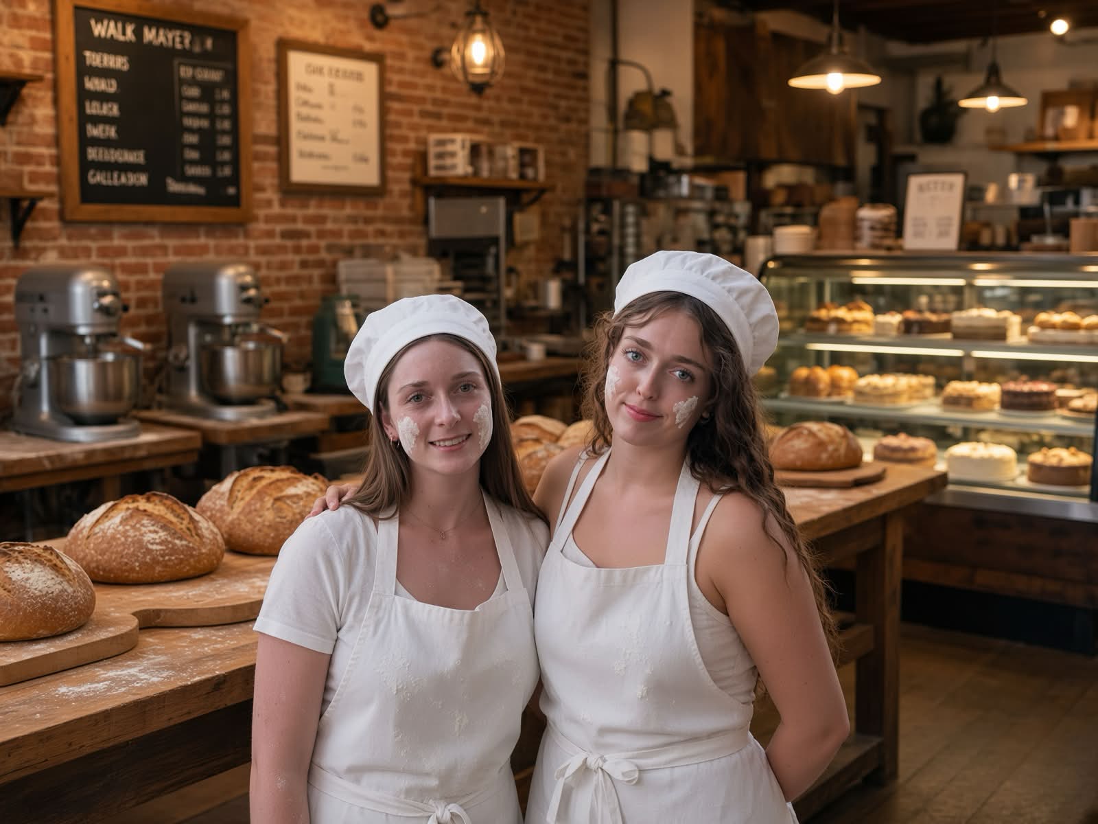 Molly and Lauren at Best Friends Bakery